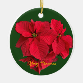 De Cerâmica Poinsettia — ornamento cerâmico