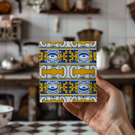 De Cerâmica Presente Inspirado no Mediterrâneo Azulejo Tradici