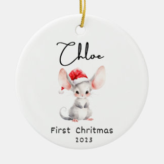 De Cerâmica Primeiro Natal, Ornamento Personalizado do Nome do
