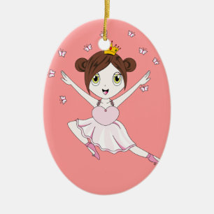 De Cerâmica Princesa Cherry™ Ornamento