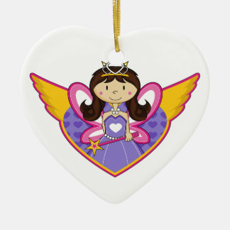 De Cerâmica Princesa Enchanted pequena bonito Ornamento
