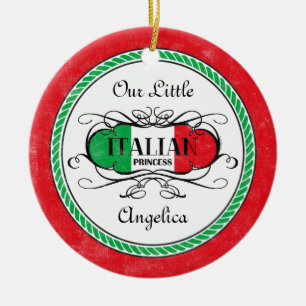 De Cerâmica Princesa italiana Foto Ornamento