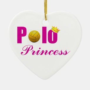 De Cerâmica Princesa Ornamento do polo