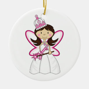 De Cerâmica Princesa real bonito Ornamento