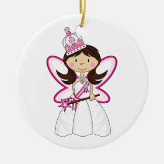 De Cerâmica Princesa real bonito Ornamento