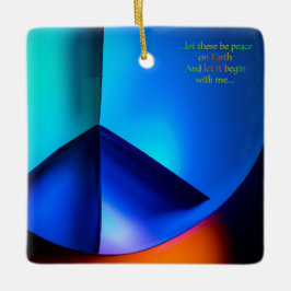 De Cerâmica Que haja paz no ornamento da Terra