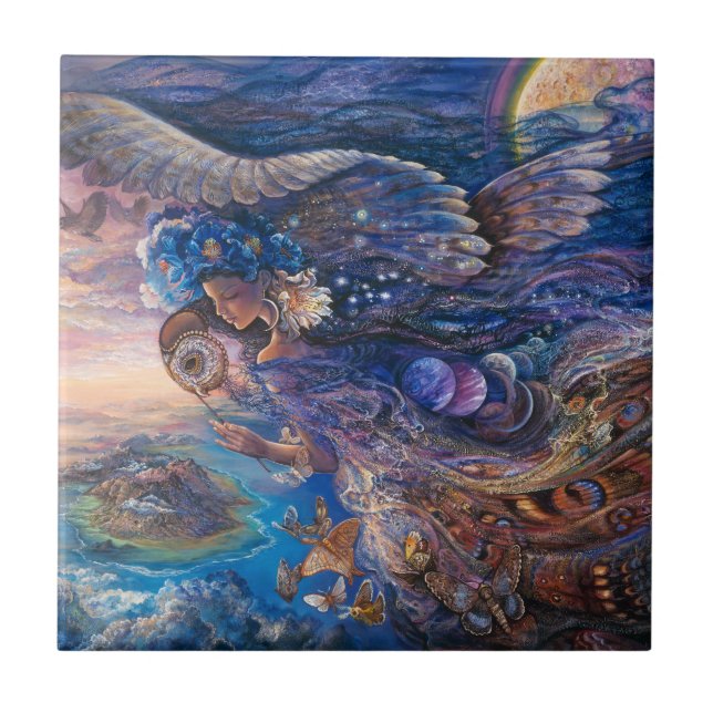 De Cerâmica Rainha do Azulejo Cerâmico Noturno 6x6 (Frente)