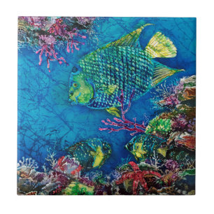 De Cerâmica Rainha do azulejo do mar