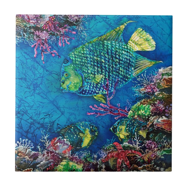 De Cerâmica Rainha do azulejo do mar (Frente)