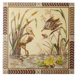 De Cerâmica Raras Estética Azulejo Repro Life 1880