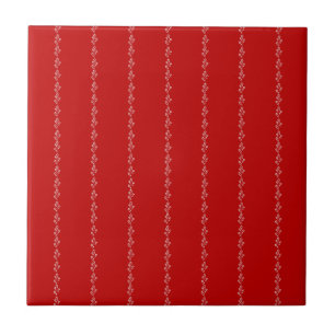 De Cerâmica Red Floral Azulejo cerâmico