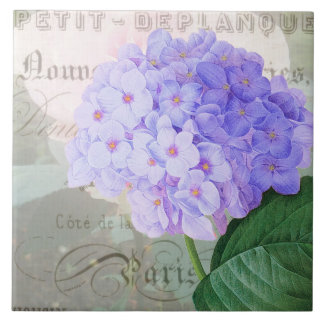 De Cerâmica Redouta Hydrangea Azulejo cerâmico francês acento