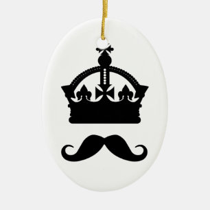 De Cerâmica Rei do ornamento do costume dos bigodes