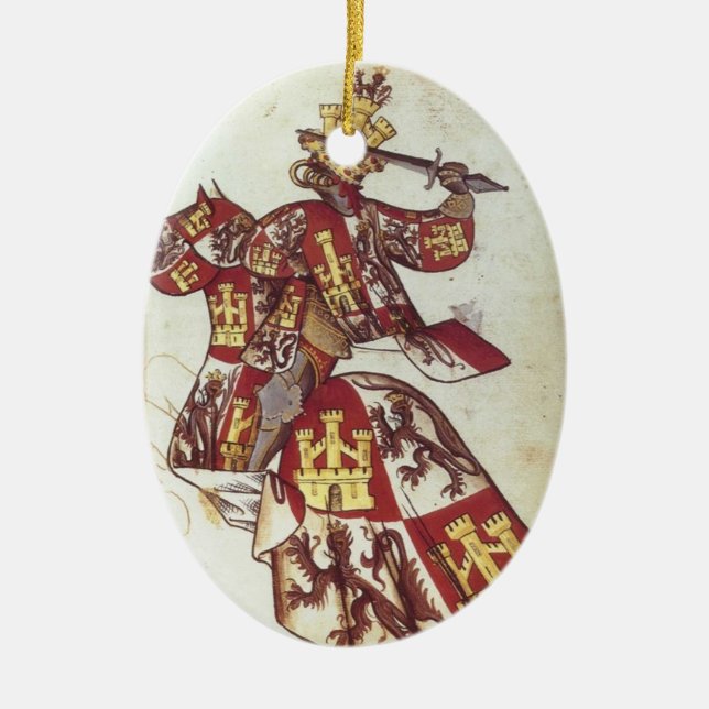 De Cerâmica Rei medieval se ornamento do Castile (Frente)