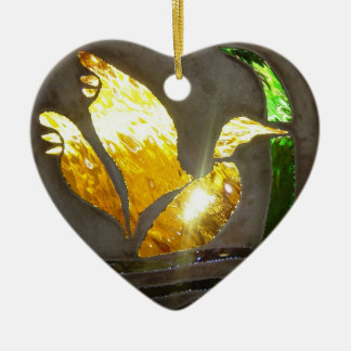 De Cerâmica Relembrança no ornamento do vitral