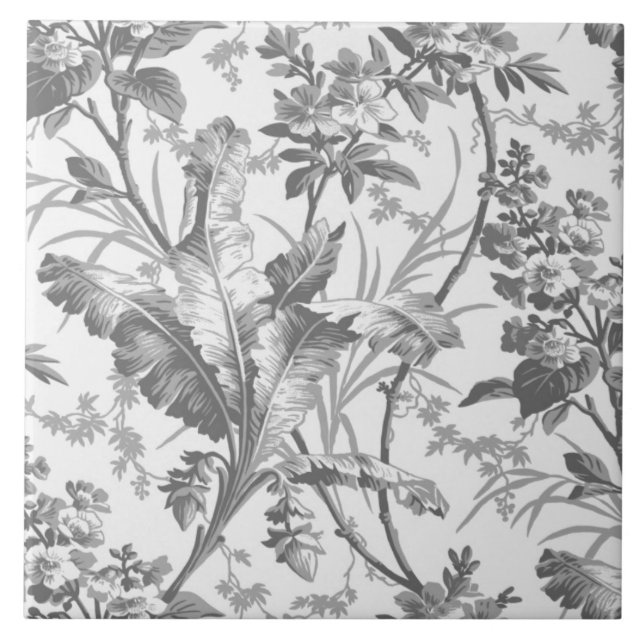 De Cerâmica Repro Azulejo Floral Tradicional (Frente)