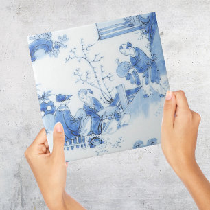De Cerâmica Repro Delft Azulejo Blue Chinoiserie