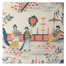 De Cerâmica Repro Delft Azulejo Chinoiserie Cenário Picturesco