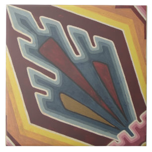 De Cerâmica Repro Vintage Encáustica Colorida Azulejo Geomét