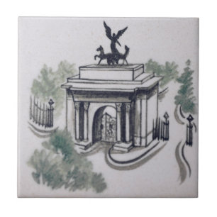 De Cerâmica Repro Wellington Arch London Azulejo vitoriano