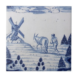 De Cerâmica Reprodução Anterior do Azulejo Delft - 22
