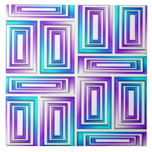 De Cerâmica retângulos geométricos azulejo cerâmico