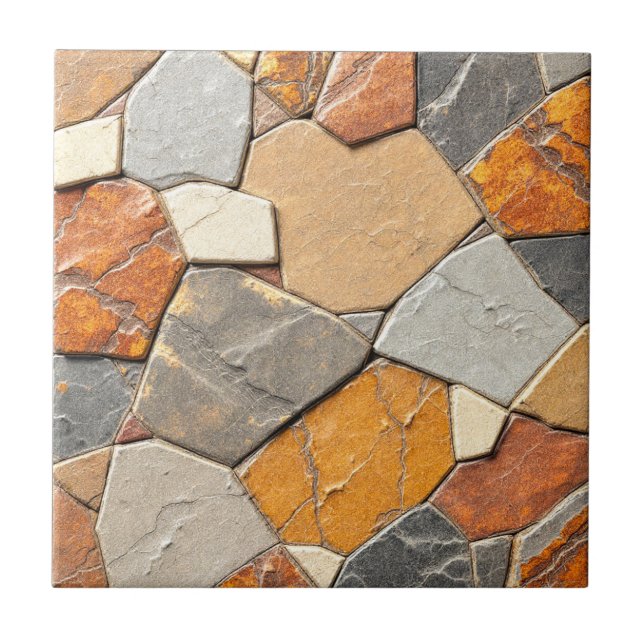 De Cerâmica rochas sedimentares Azulejo cerâmico (Frente)