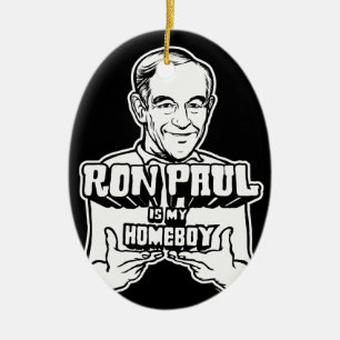De Cerâmica Ron Paul é meu ornamento do ficar em casa