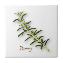 De Cerâmica Rosemary Herb Azulejo