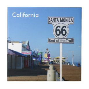 De Cerâmica Santa Monica - azulejo da rota 66!
