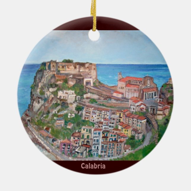 De Cerâmica Scilla, Calabria - ornamento (Traseira)