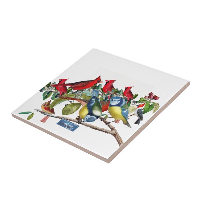 De Cerâmica SDCs Azulejo White(Bird Tree) ©️ 2024 (Lateral)