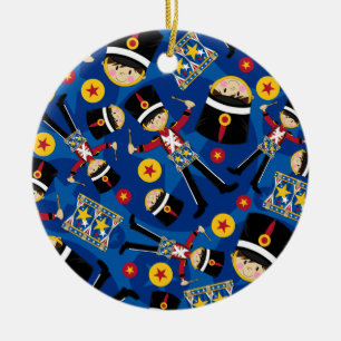 De Cerâmica Soldado do Nutcracker que joga o ornamento dos