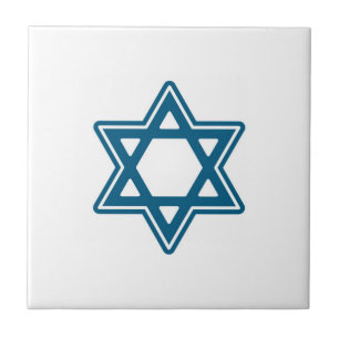 De Cerâmica Solteiro Festivo Hanukkah - Azulejo Cerâmico