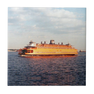 De Cerâmica Staten Island Ferry azulejo
