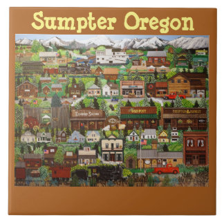 De Cerâmica Sumpter Oregon Azulejo 1