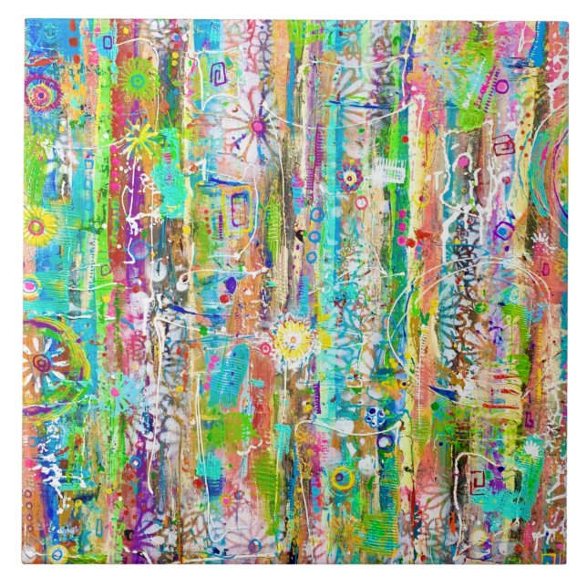 De Cerâmica Sunny Days 6 x 6 Azulejo cerâmico (Frente)