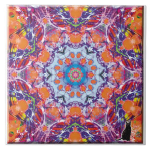 De Cerâmica Tangiers Kaleidoscope Azulejo