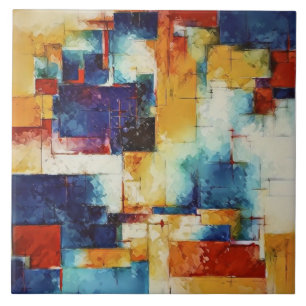 De Cerâmica Tendência para Abstrato pintura Art M1 Azulejo cer