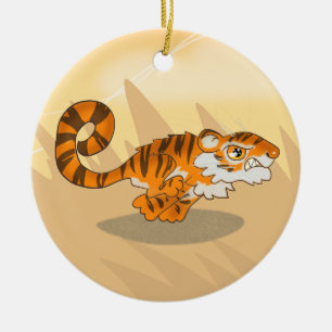 De Cerâmica Tigre sobre o ornamento cerâmico da Caça