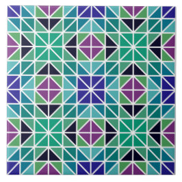 De Cerâmica Trendage Vintage Triangle Mosaic Azulejo