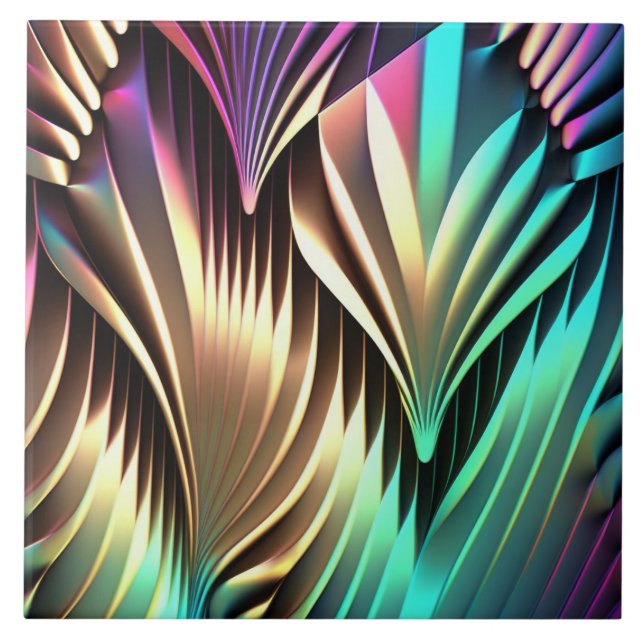 De Cerâmica Trendy multicolore padrão azulejo cerâmico (Frente)