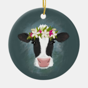 De Cerâmica Vaca Aloha - Ornamento