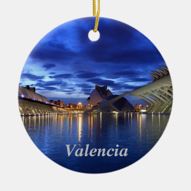 De Cerâmica Valência pelo ornamento da noite (Frente)