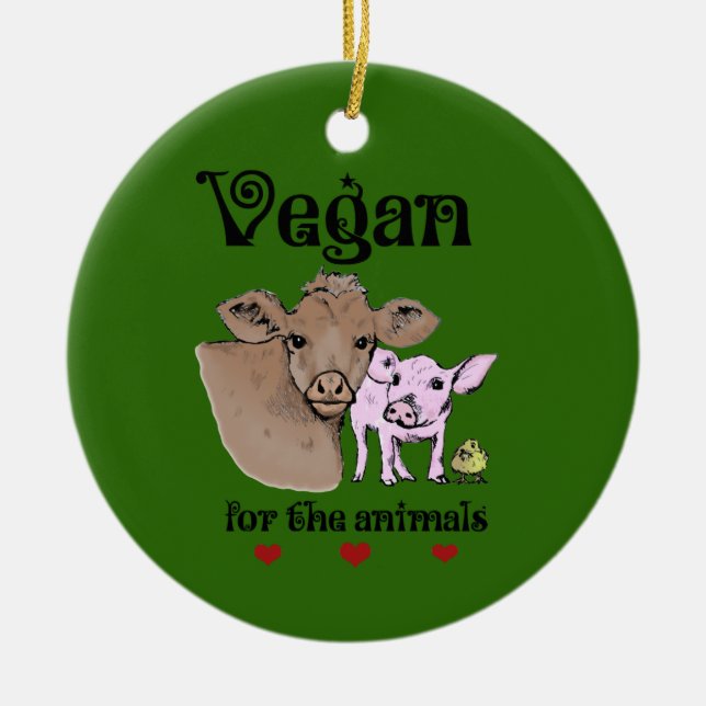 De Cerâmica Vegan para o ornamento dos animais (Frente)