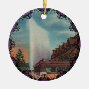 De Cerâmica Velho Ornamento Vitoriano Fiel
