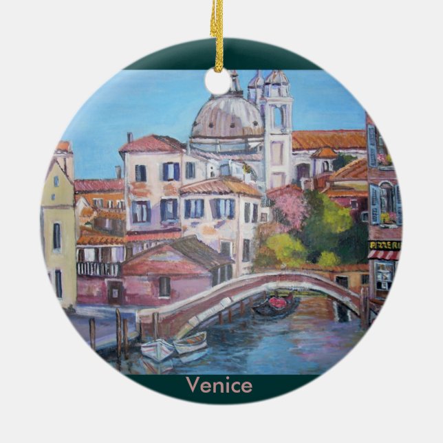 De Cerâmica Veneza, Italia - ornamento do círculo (Traseira)