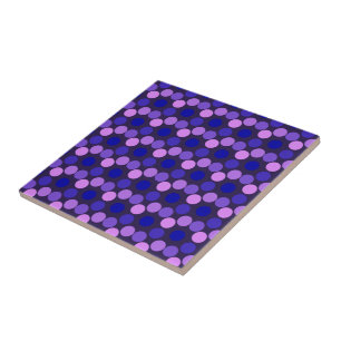 De Cerâmica Ver pontos Azulejo cerâmico roxo cor-de-rosa