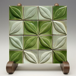 De Cerâmica Verdant Illusion Faux Emboscada Azulejo cerâmico