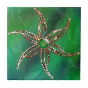 De Cerâmica Verde como o azulejo decorativo da grama